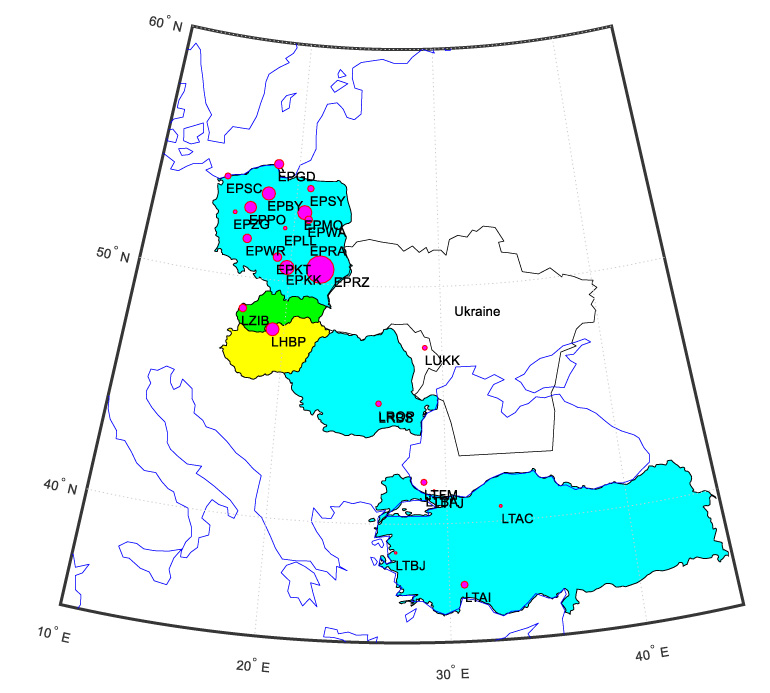 Evolution of European Air Traffic from 2022 Onwards